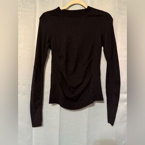 Athleta Foresthill Ascent Top – Black (Size Small)